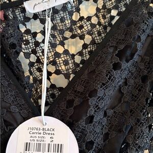 Black Lace Dress by Petal and Pup